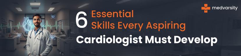 Medical student learning cardiology skills