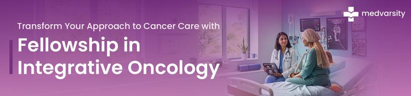 Doctor providing integrative oncology consultation combining traditional and modern cancer therapies