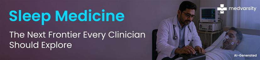 Clinician analyzing patient sleep data in a sleep lab setting