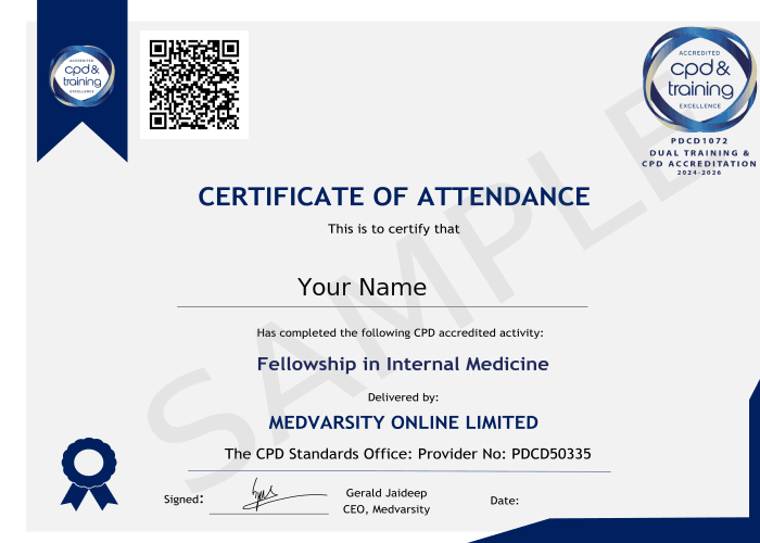 Certificate of Completion