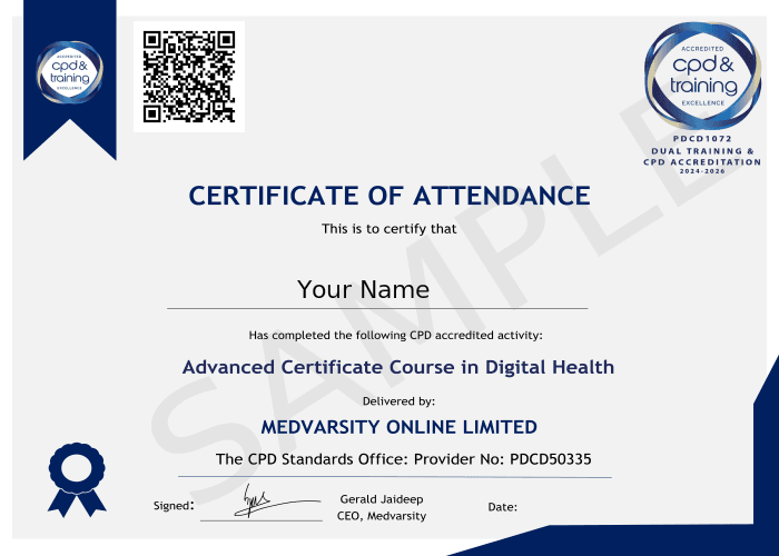 Certificate of Completion