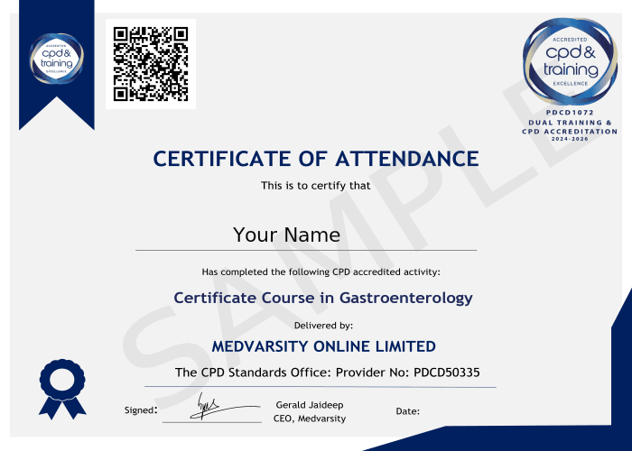 Certificate of Completion