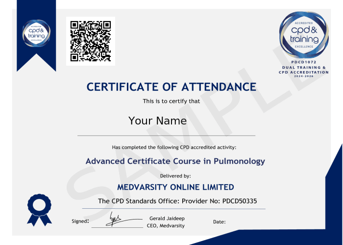 Certificate of Completion
