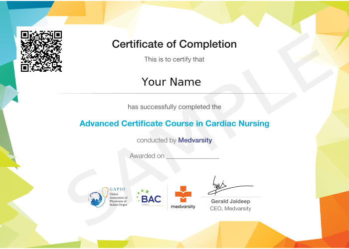 Certificate of Completion