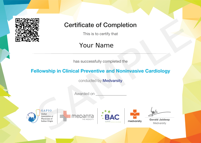 Certificate of Completion