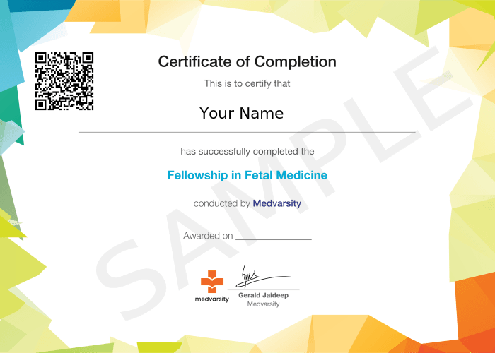 Certificate of Completion