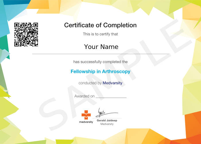 Certificate of Completion