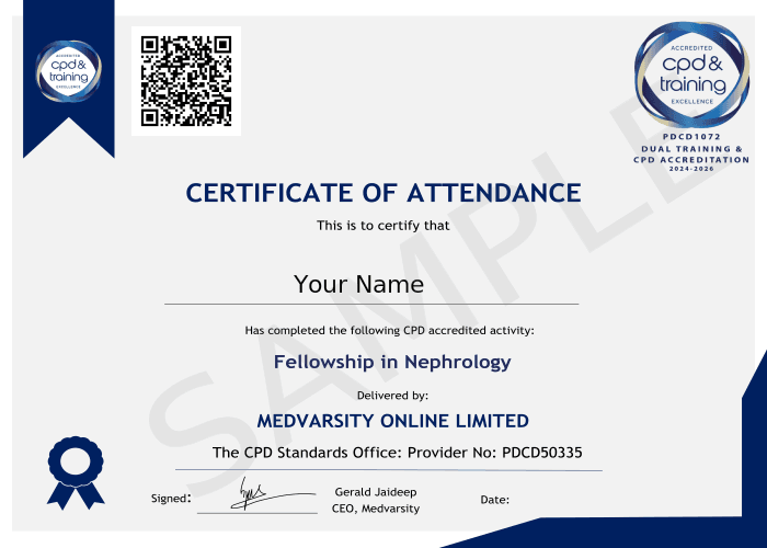 Certificate of Completion