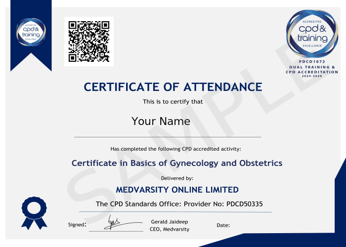 Certificate of Completion