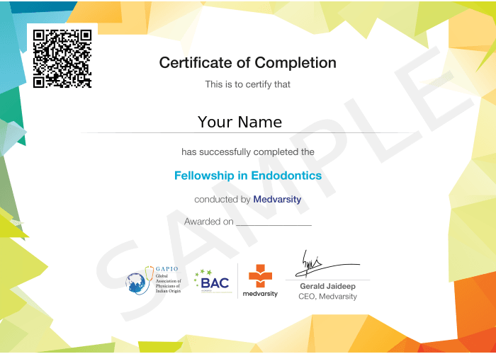 Certificate of Completion