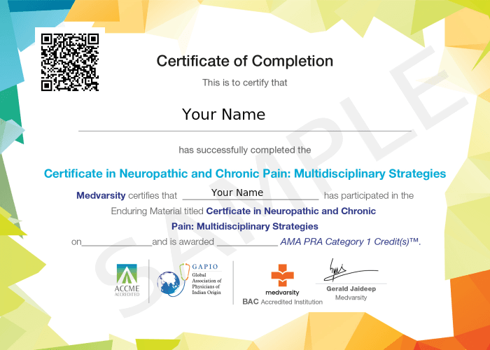 Certificate of Completion